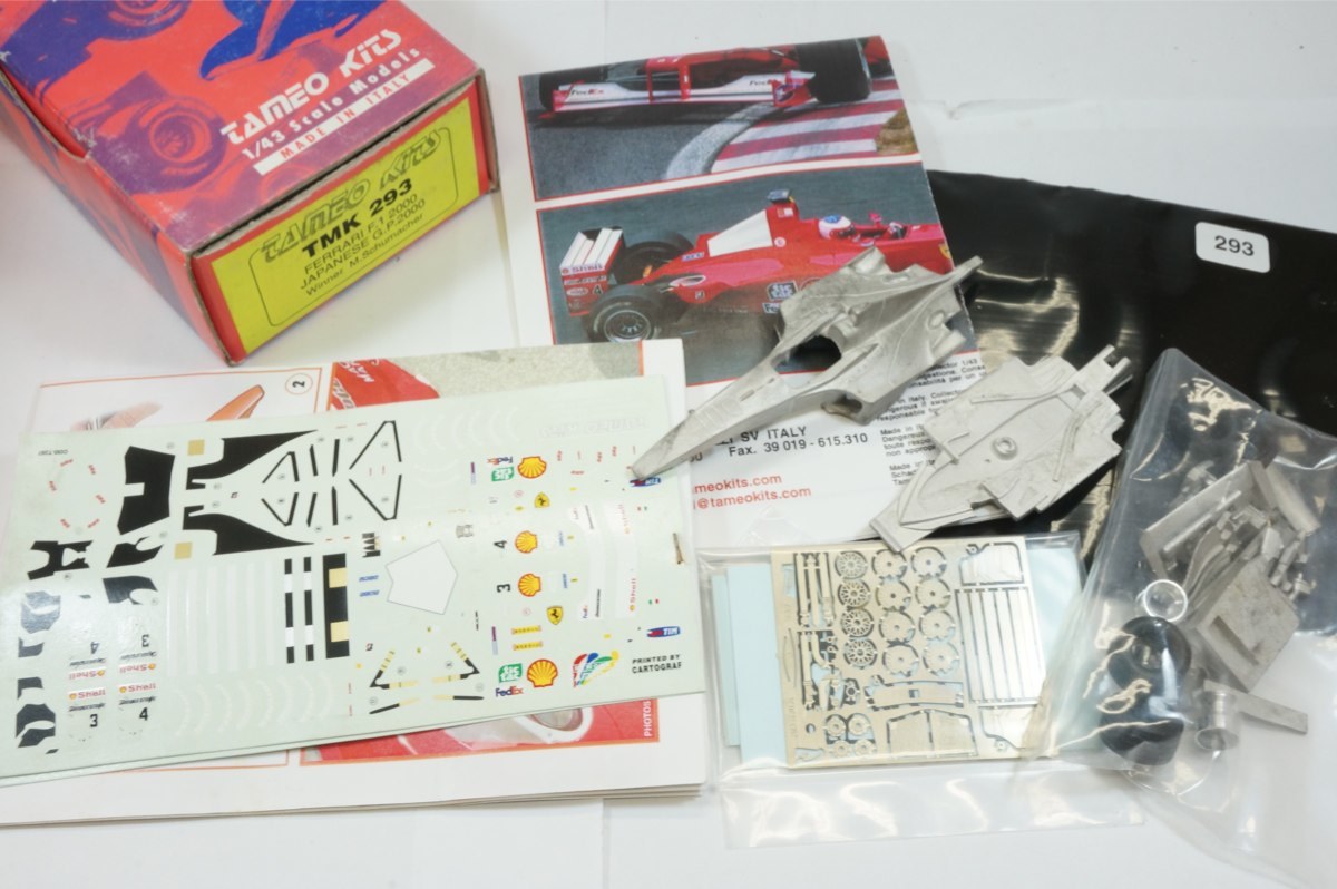 TMK293 タメオ 1/43 メタルキット フェラーリ F1-2000 日本GP 2000 M.シューマッハ/R.バリチェロ