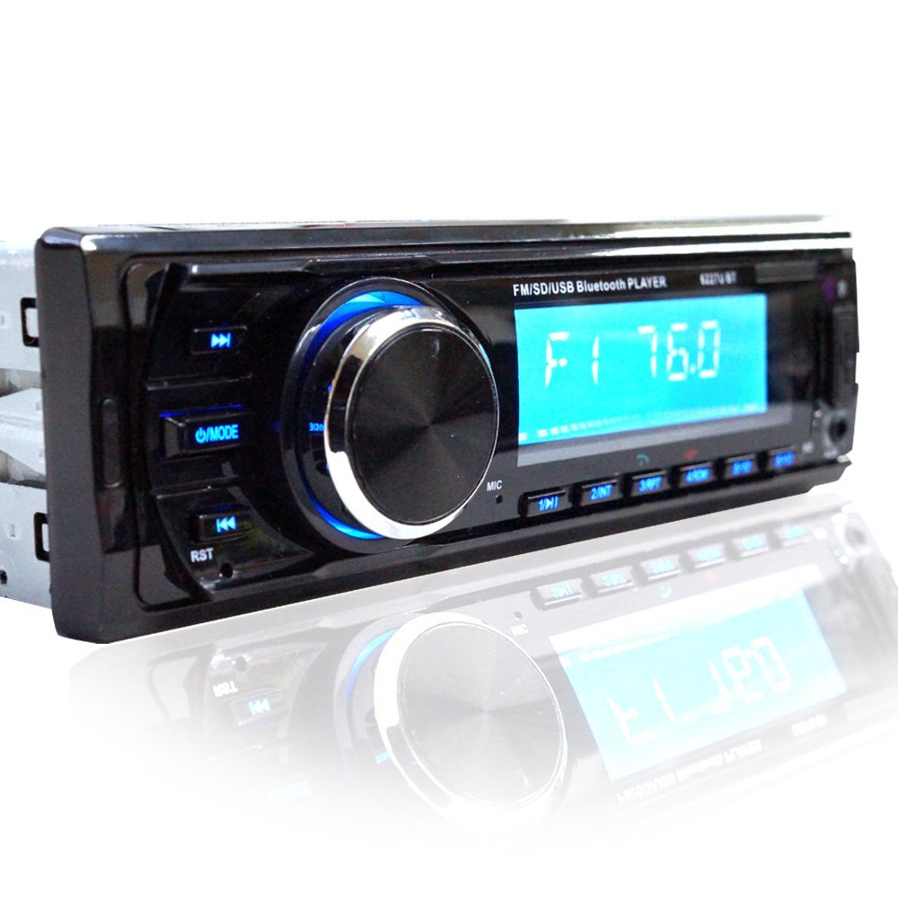 2319 1DIN カーオーディオプレーヤー Bluetooth USB SDカード AUX DC12V 616AF