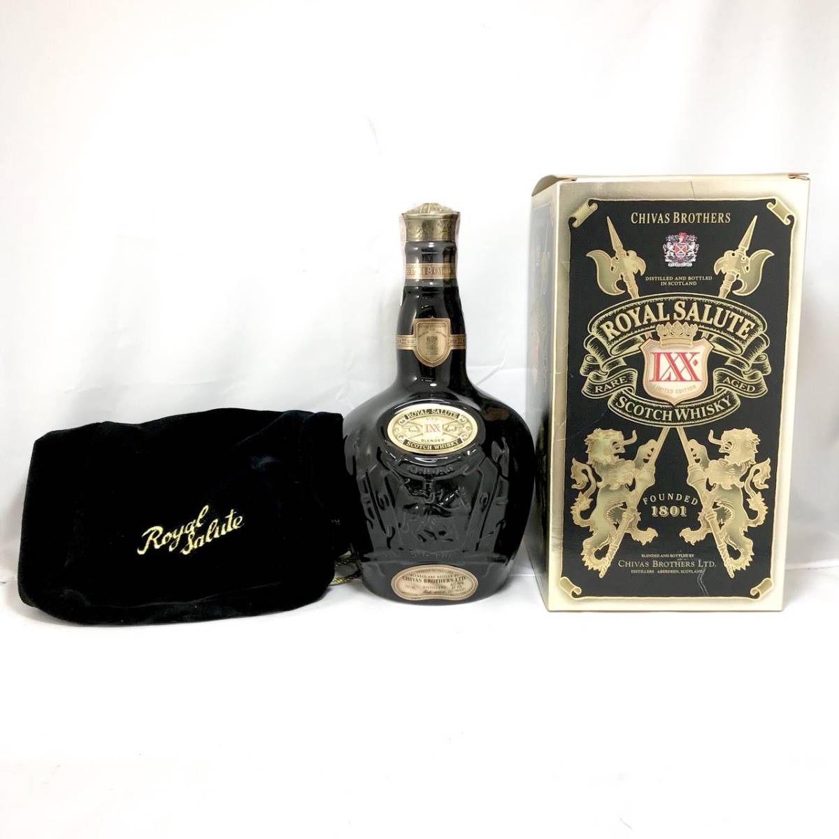 LXX SALUTE ロイヤルサルート 21年 - ROYAL Royal Salute 黒 サルート