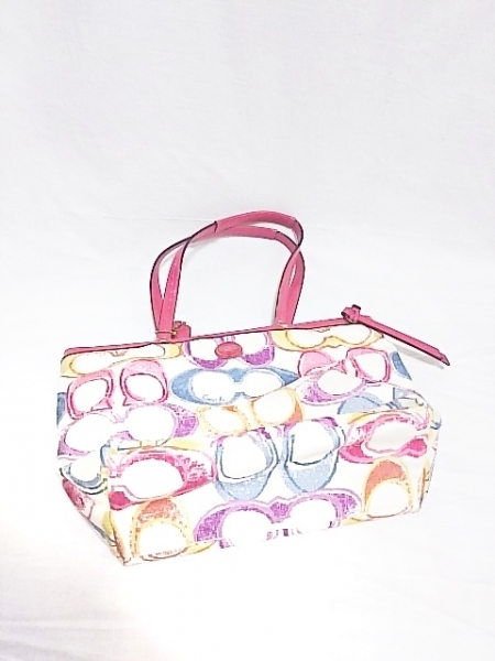 コーチ COACH バッグ トートバッグ ナイロン×エナメル（レザー 