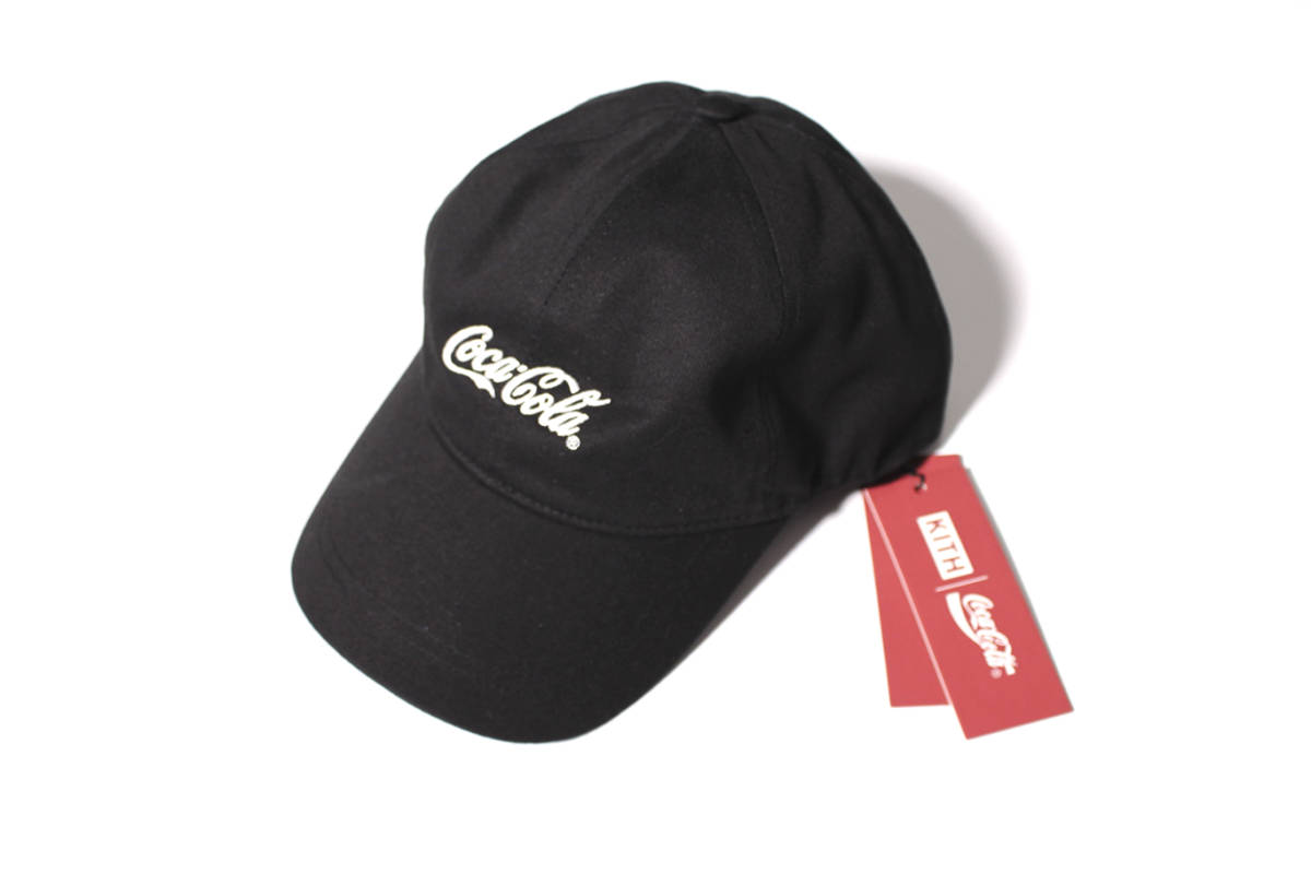 KITH COCA-COLA CLASSIC COKE LOGO CAP BLACK 日本未発売