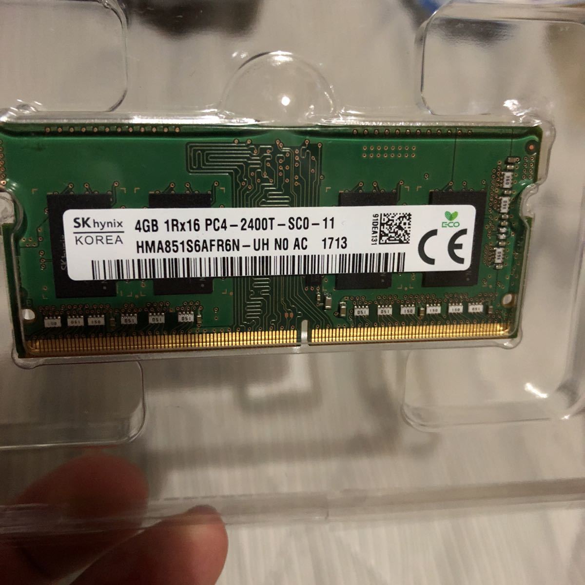 MZ-2 激安 ノートPC メモリ crucial 16GB DDR4 2400 動作品 同梱可能