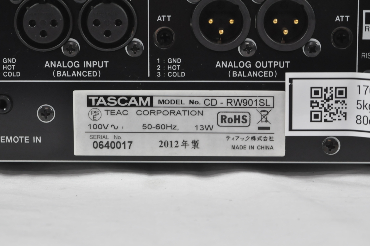 CD-RW901SL | Professional Rewritable Demo YouTube タスカム TASCAM 