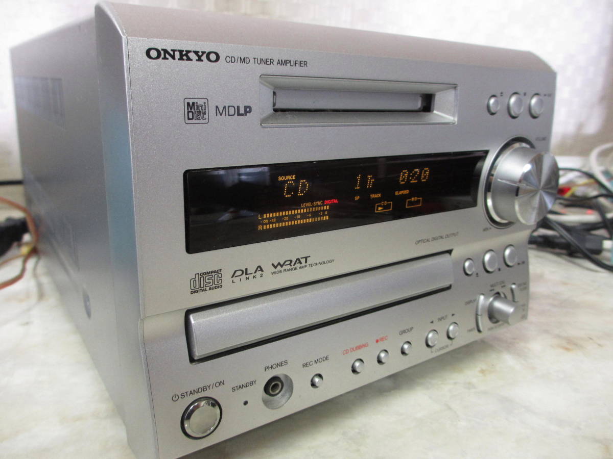 ONKYO FR-7GX CD オンキョー MD ミニコンポの基準機！ONKYO ＆D-S7GX 