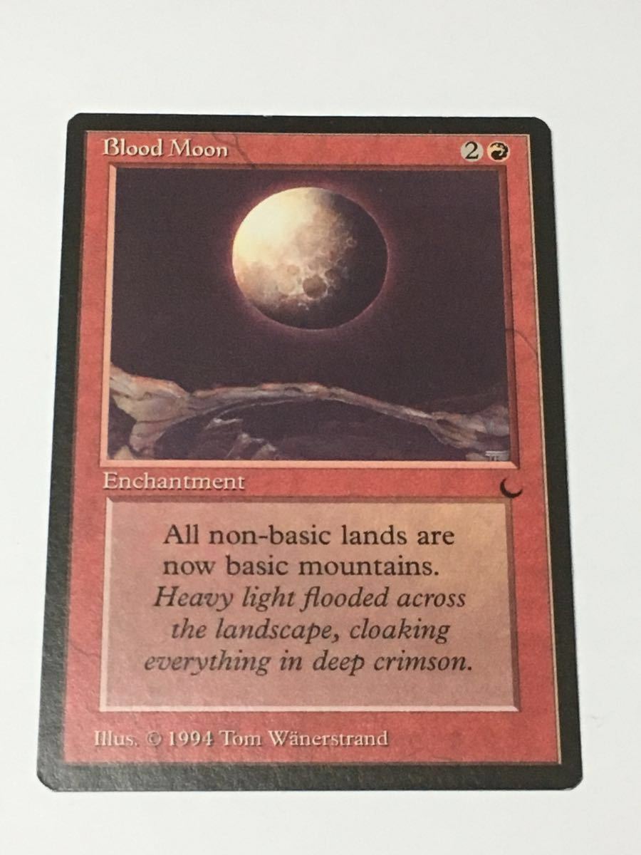 MTG 血染めの月 英語 DRK ザ・ダーク MTG ① ザ・ダーク 英語版 黒枠