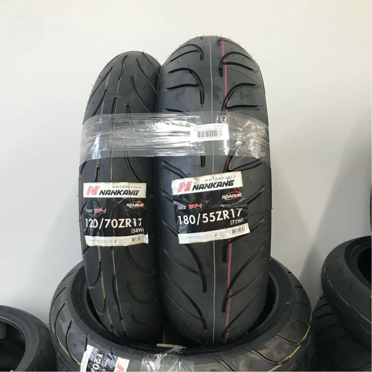 新しい商品 新品 前後セット NANKANG 120 180 タイヤ CBR600RR ZX-6R YZF-R6など
