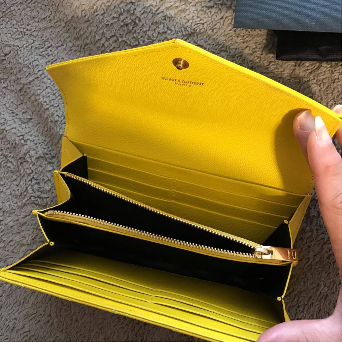 SAINT LAURENT PARIS/サンローラン モノグラムパリ/長財布/金運 