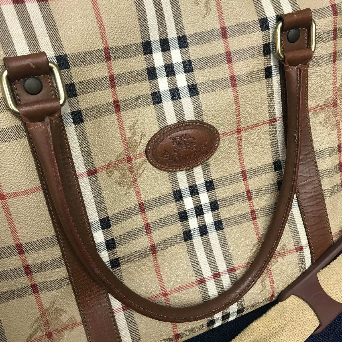 バーバリー Burberry ヴィンテージ ボストンバッグ 大人気 バッグ 旅行