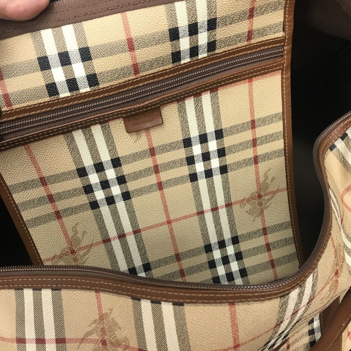 バーバリー Burberry ヴィンテージ ボストンバッグ 大人気 バッグ 旅行 