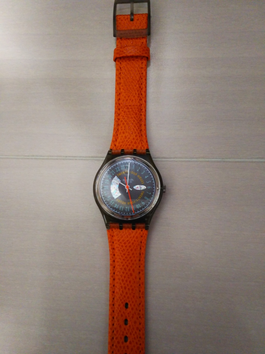 メンズ 24時間時計 スウォッチ 腕時計 レギュラー Swatch 1992年