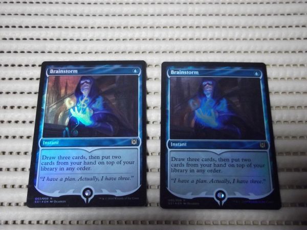 渦まく知識⁄Brainstorm Brainstorm SS1英語foil4枚セット 渦まく知識