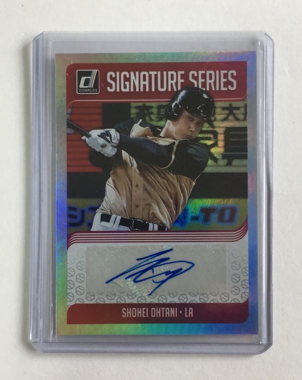 大谷翔平直筆RCサイン 2018 Donruss Signature Series Rookie Auto