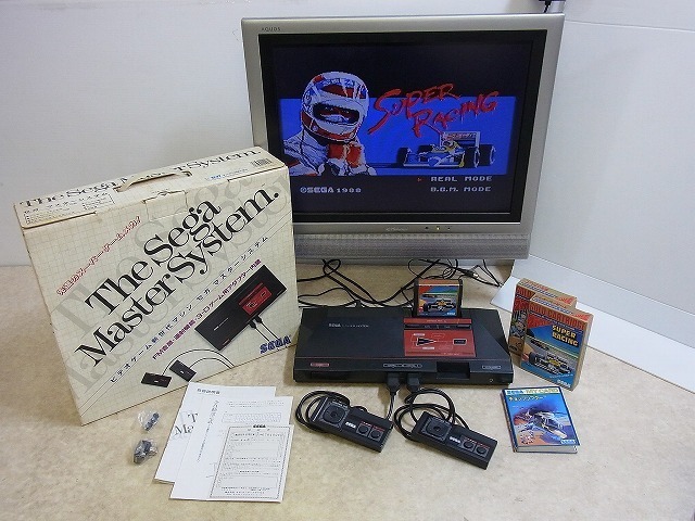 セガ マスターシステム本体 MK-2000 箱説付+スーパーレーシング等