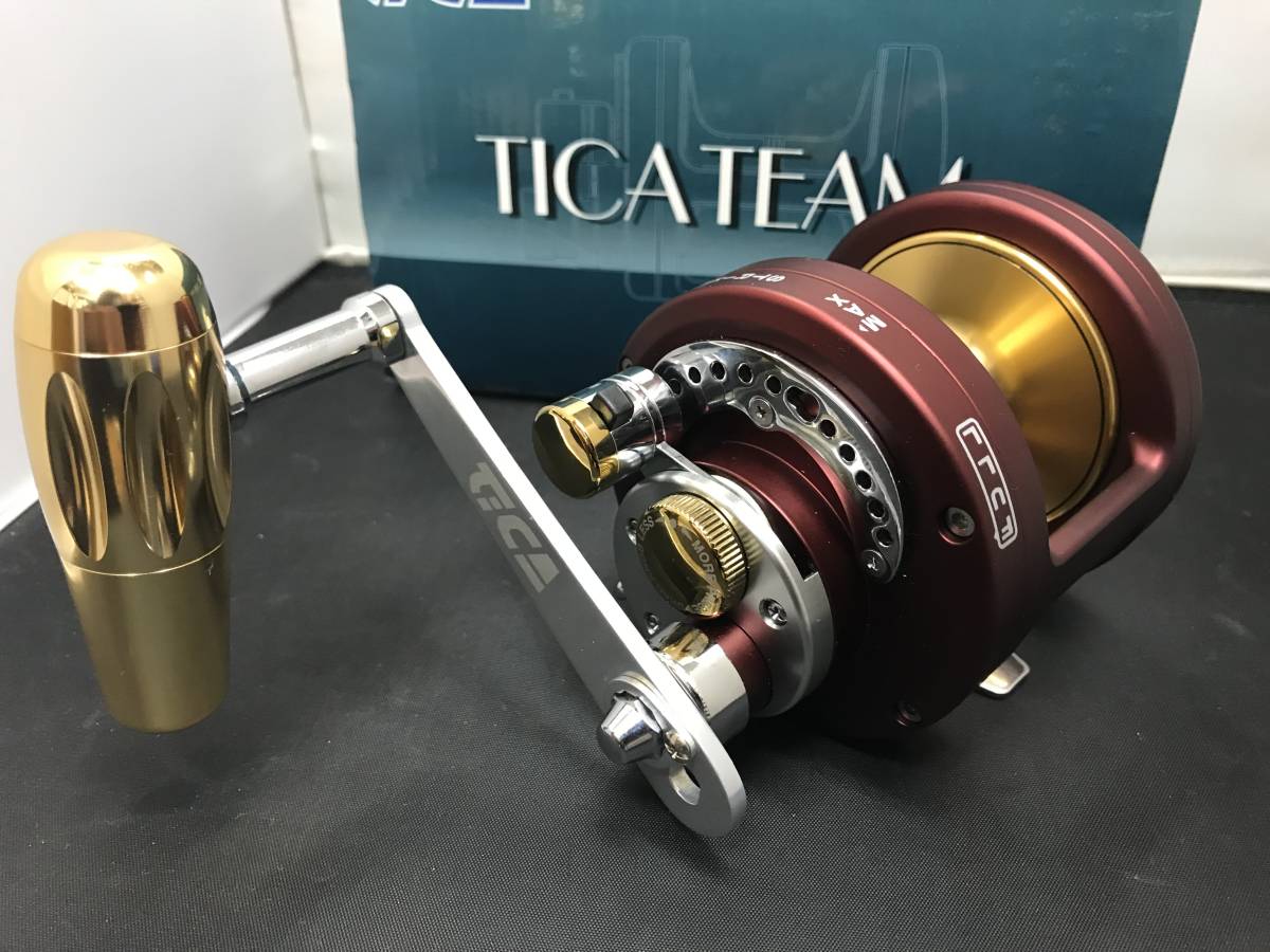 フィッシング ticateam ST-16 リール レッド箱付き