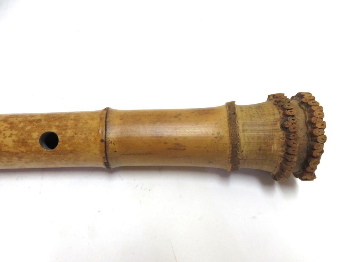 琴古流尺八: ミュージック 尺八 琴古流 全長約74cm 和楽器