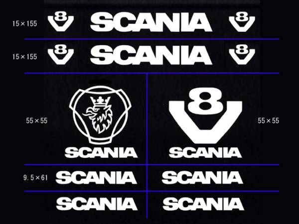 1/14　スカニア用ステッカーセット_2