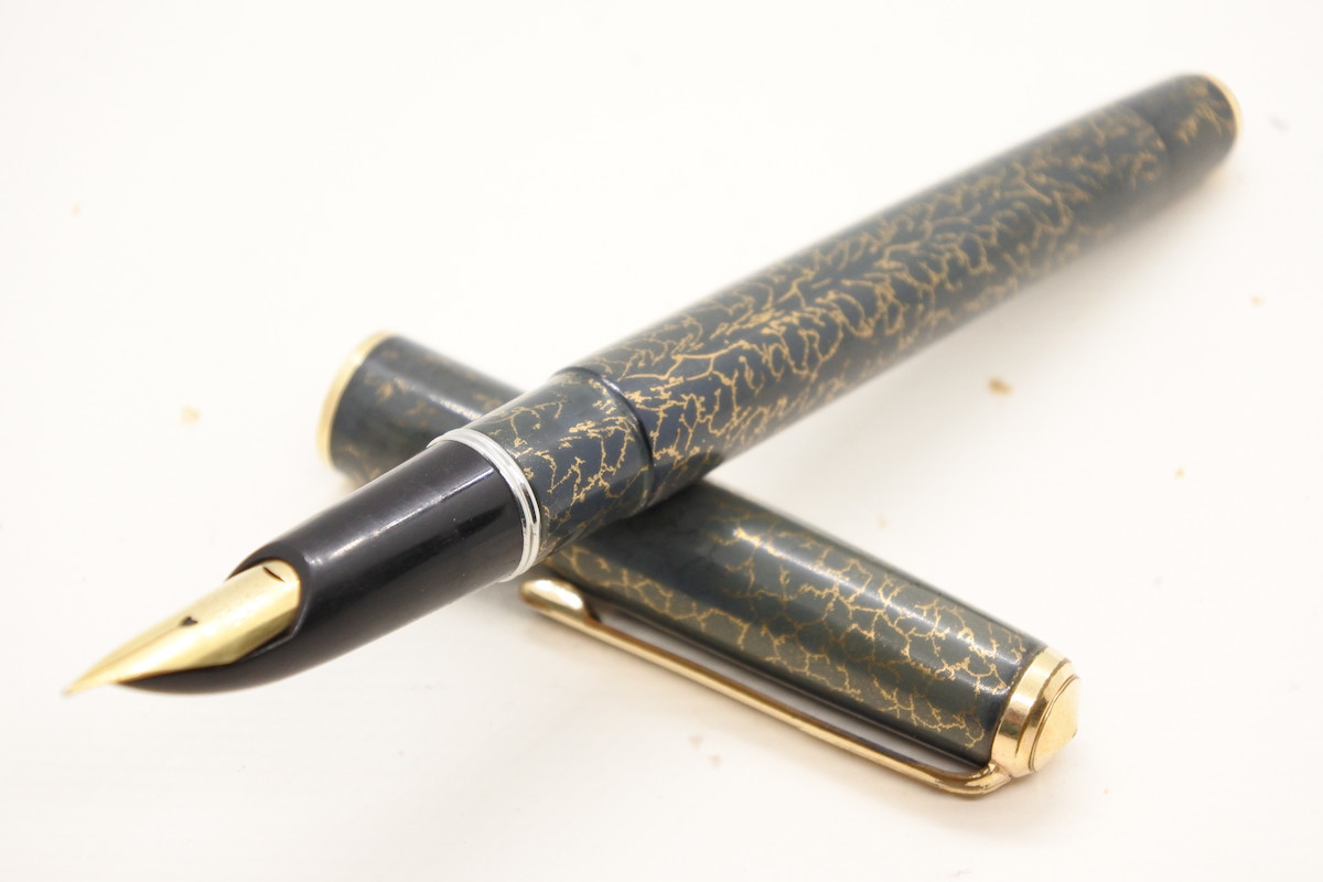 パイロット 万年筆 SUPER 蜻蛉 蒔絵 漆 14K 1957年 Pilot vintage 