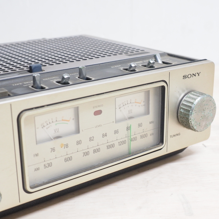 ジャンク】SONY CF-2700D ソニー FM/AM ステレオカセットコーダー