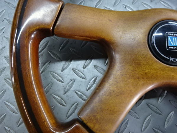 NARDI ナルディ ステアリング ハンドル ウッド 木目 直径36.5cm 汎用品