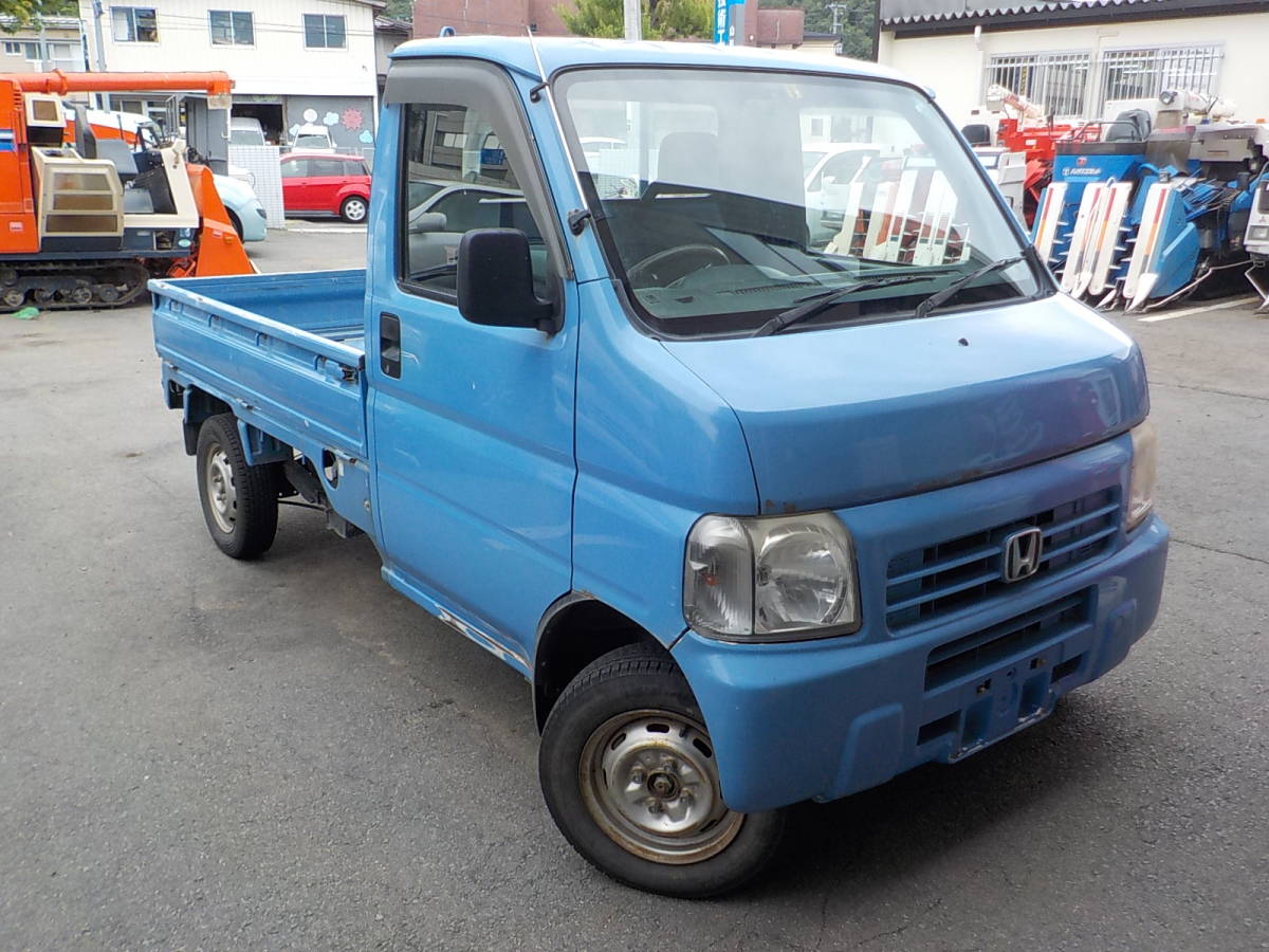 山形発 H14 ホンダ アクティトラック HA7 グレード: 5速MT 4WD 作業灯 