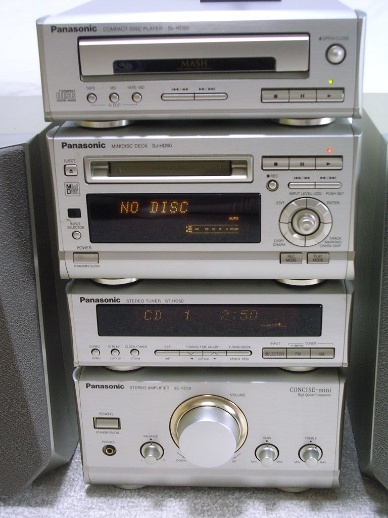 Panasonic システムコンポ 「CONCISE-mini」アンプ・CD・チューナー