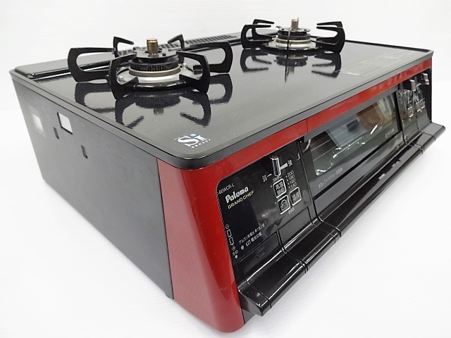 美品】LPガス用□パロマ Paloma IC-66WCR-L ハイパーガラストップコート水