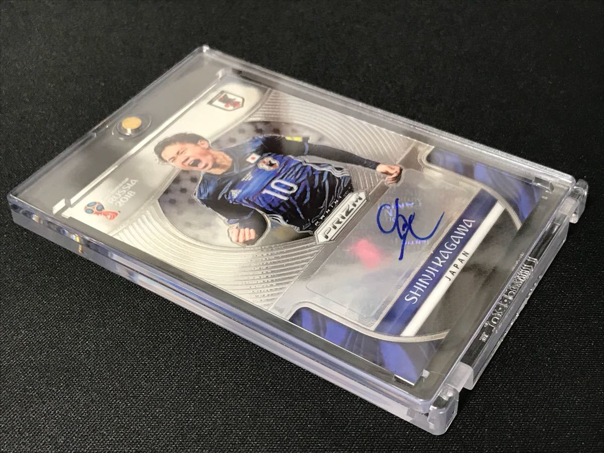 2018 PANINI WORLD CUP PRIZM AUTO 直筆サイン 香川真司 0 Prizm World