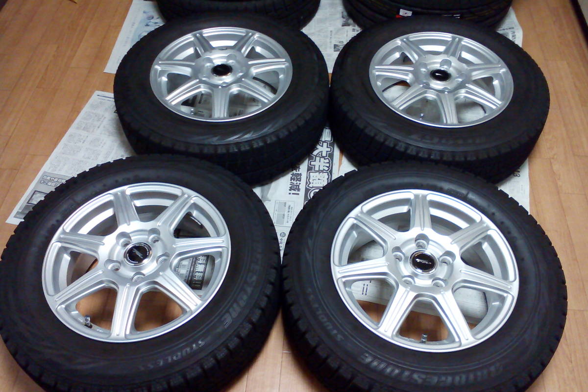 スタッドレス 4本アルミホイールセット 195⁄65R15 BLIZZAK REVO GZ 195