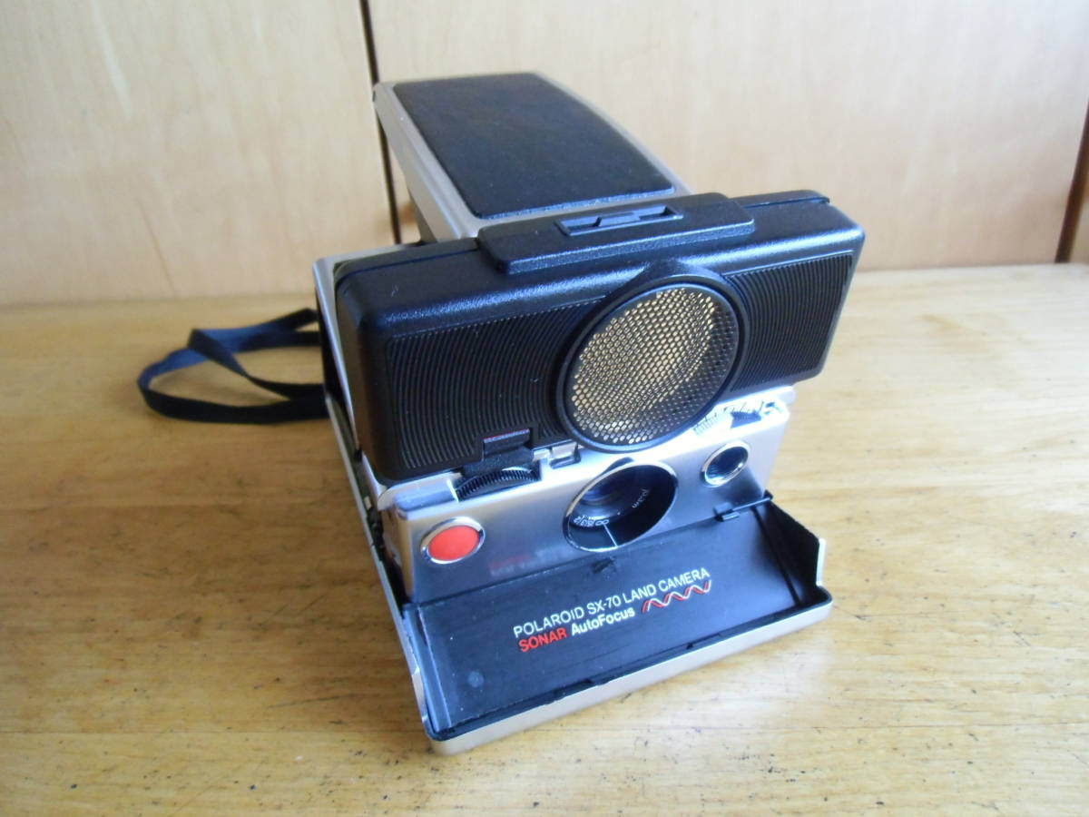 希少品、SX-70ポラロイドカメラ、動作確認済みです。フイルム残量5枚