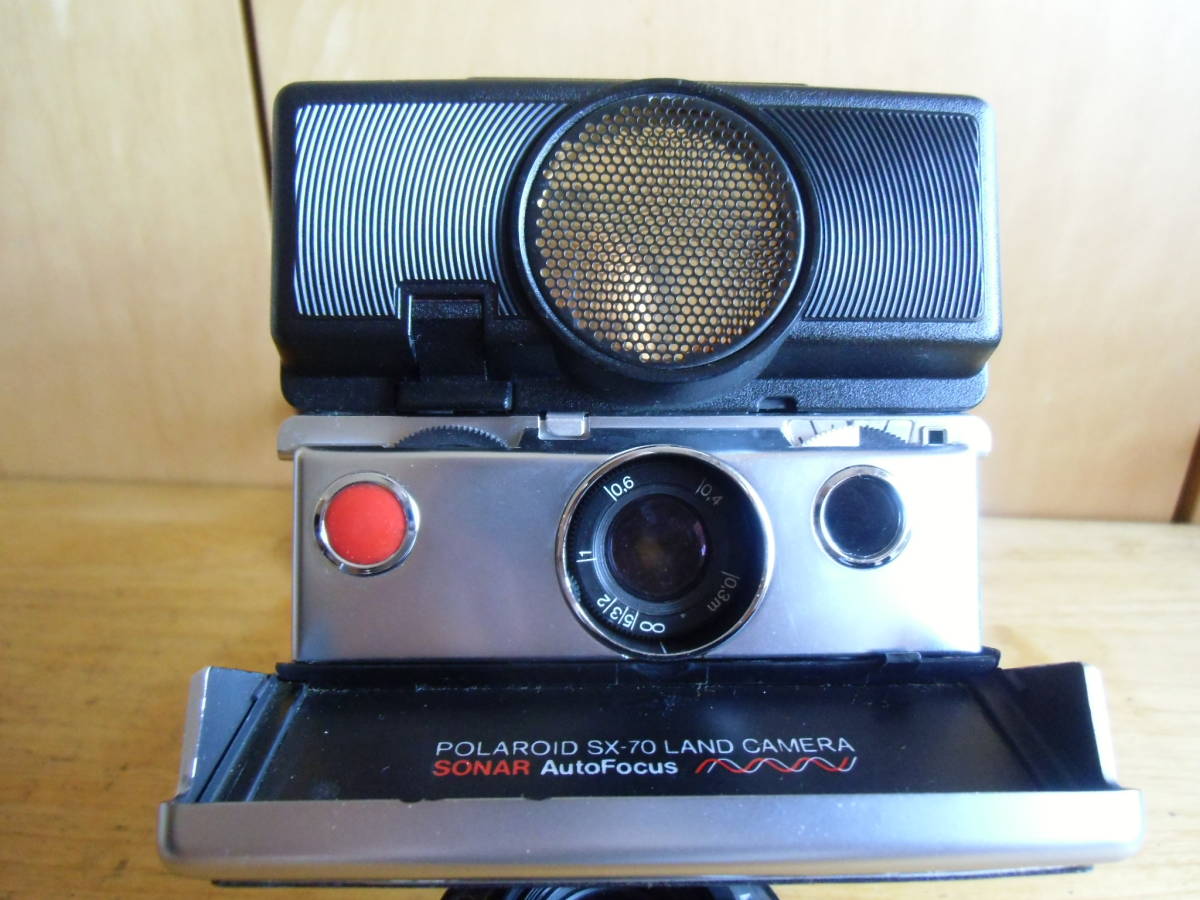 希少品、SX-70ポラロイドカメラ、動作確認済みです。フイルム残量5枚