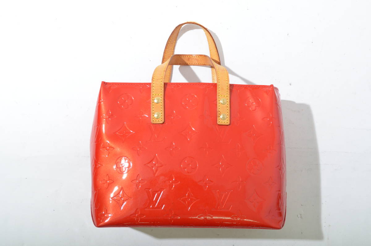 LOUIS VUITTON】ルイヴィトン ヴェルニ リードPM M91088 赤系 