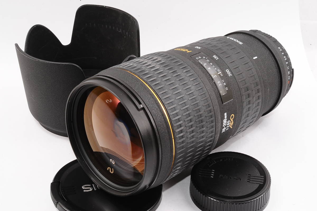 希少品】 シグマ SIGMA 70-200mm F2.8 D APO HSM ニコン用 望遠 ズーム