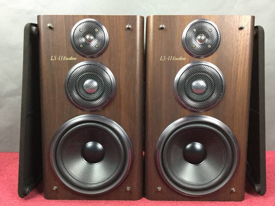 KENWOOD LS-11EX 3wayスピーカー ペアセット オーディオ機器 KENWOOD LS-11EX 3wayスピーカー ペアセット