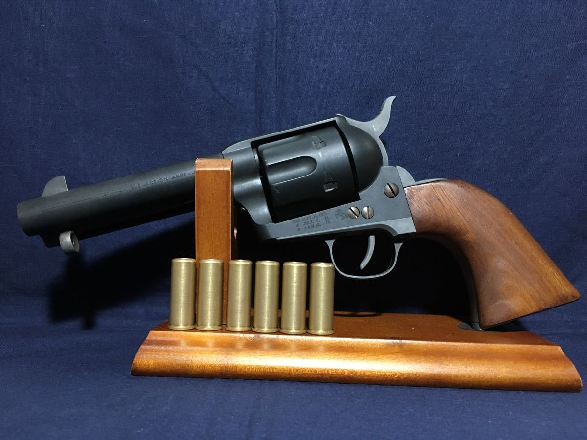 ハドソン】 COLT SAA シビリアン HW 木製グリップ付 未発火? カート6発