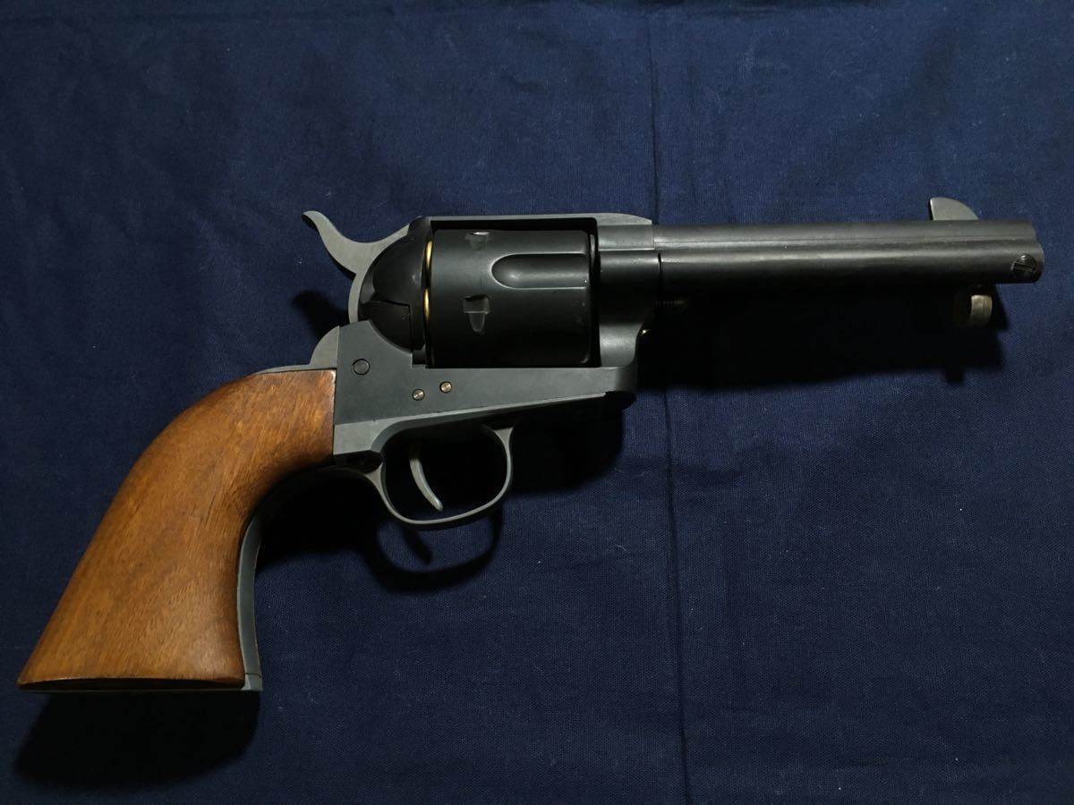 【最終値下】ハドソン コルト SAA HW シビリアン 木製グリップ モデルガン ハドソン】 COLT SAA シビリアン HW 木製グリップ付 未発火? カート6発