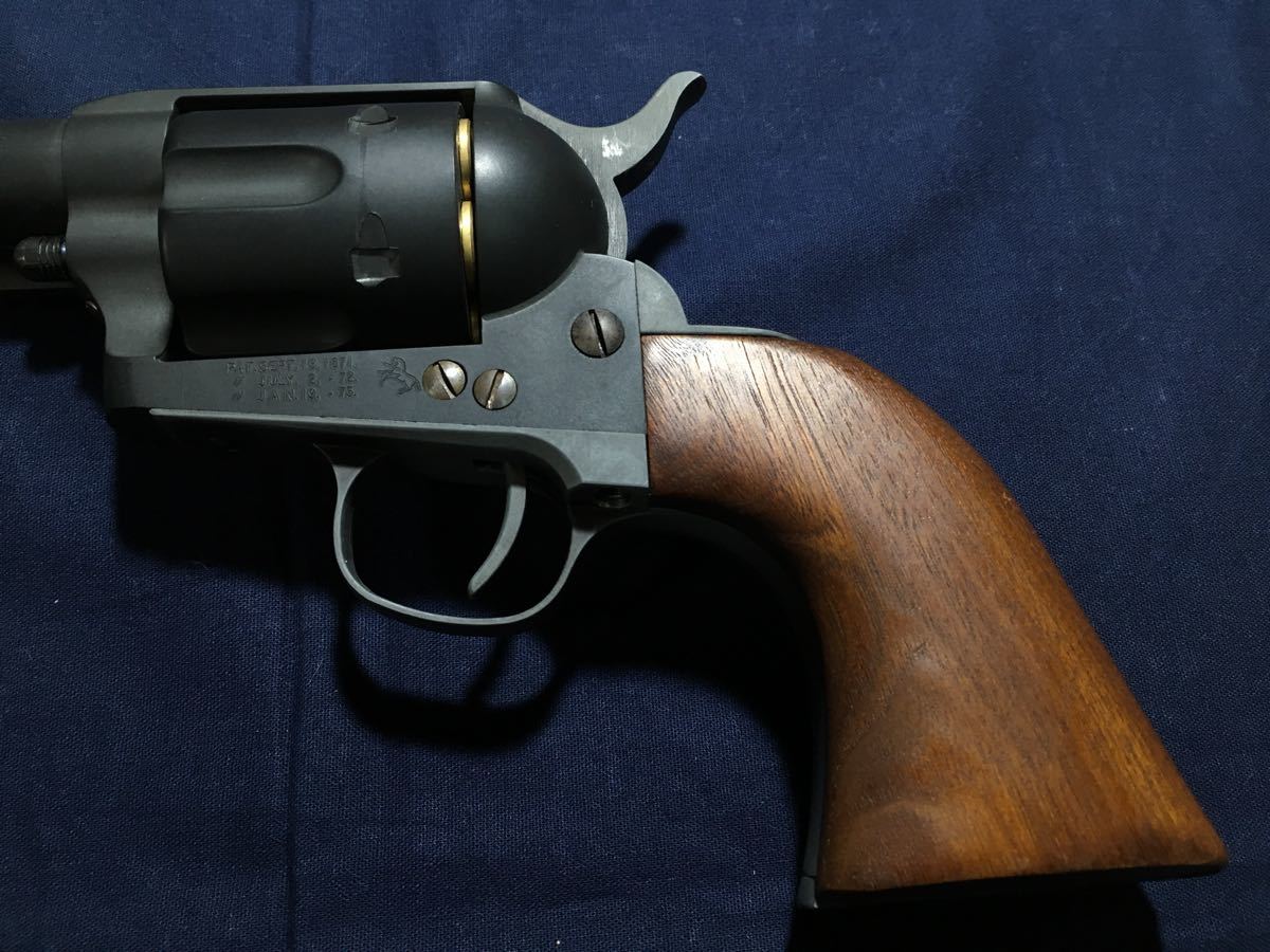 ハドソン】 COLT SAA シビリアン HW 木製グリップ付 未発火? カート6発