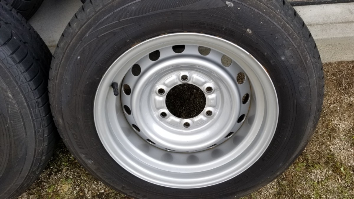 ハイエース200系 加工鉄チン 15インチ 8J 街道レーサー SSR 引っ張り 