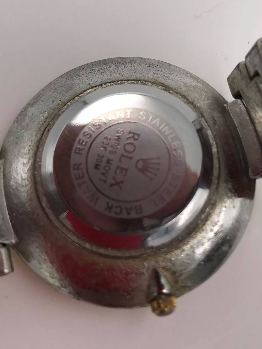  ROLEX QUARTZ SWISS MOVT 23K 30M 