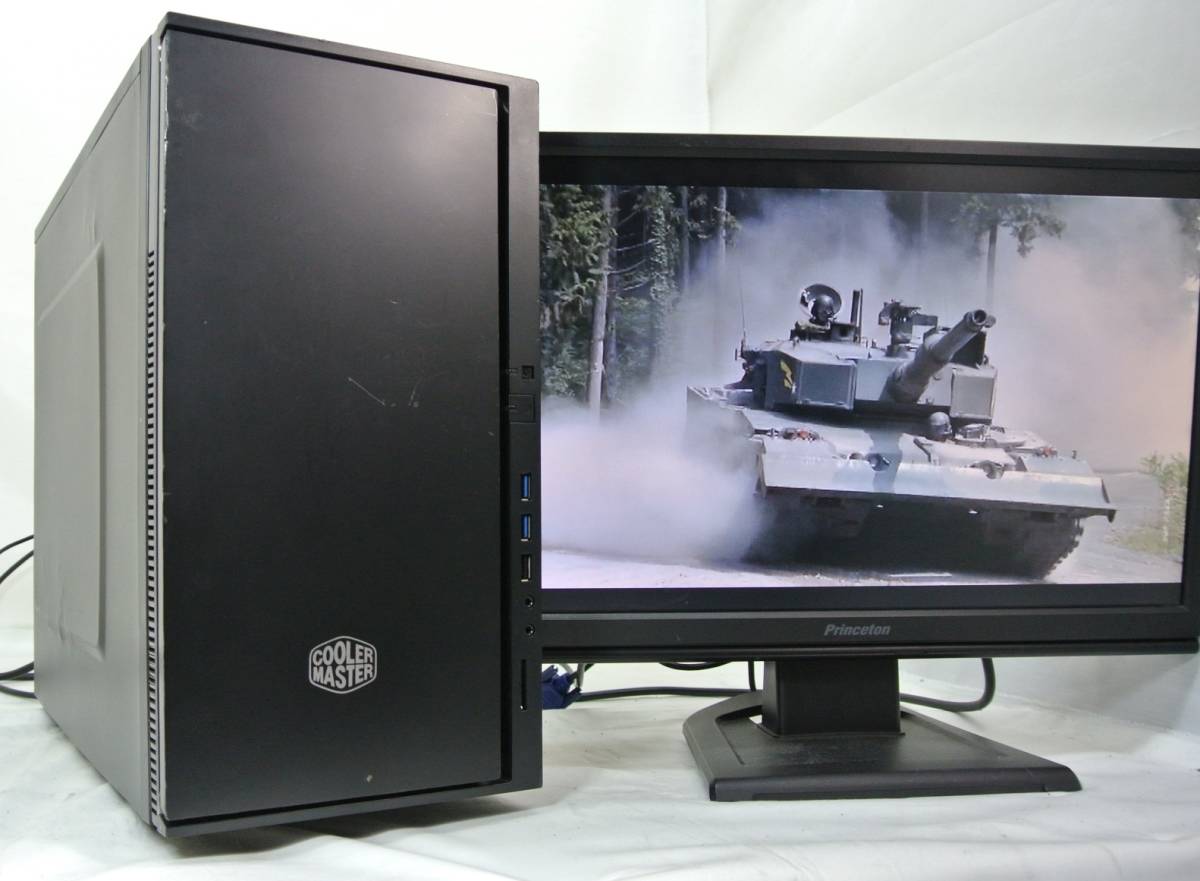 快速ゲーミングPC！CoolerMaster i5-3470/8G/新SSD120G+HDD500GB