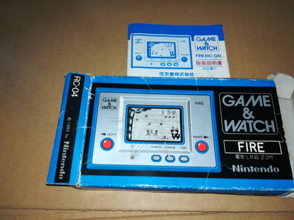 ファイア 任天堂 FIRE Nintendo レアゲームウォッチ GAME＆WATCH RC-04 