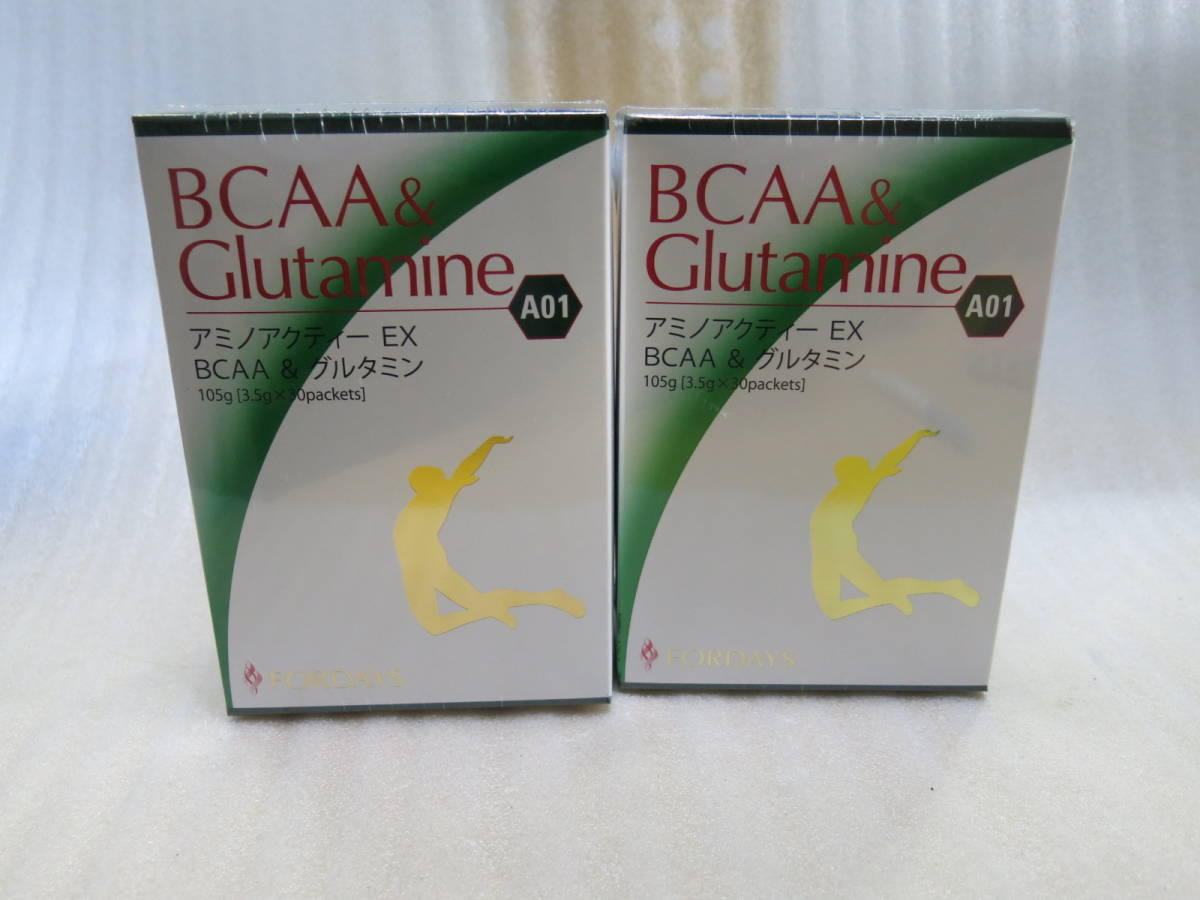 未開封/フォーデイズ/アミノアクティEX BCAA&グルタミン/105ｇ/30本/2箱セット（210ｇ（60本）分）/