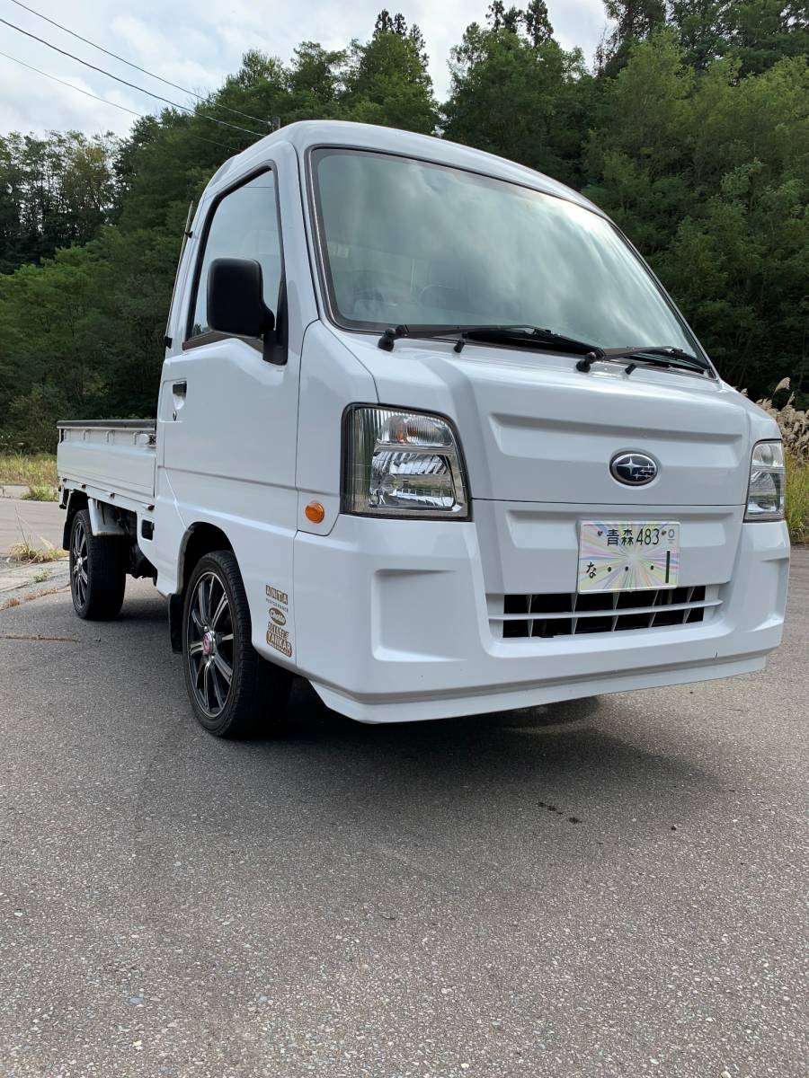 ☆ 希少 赤帽サンバー 最終型 4WD・5MT ・交換・下取り可 青森市から