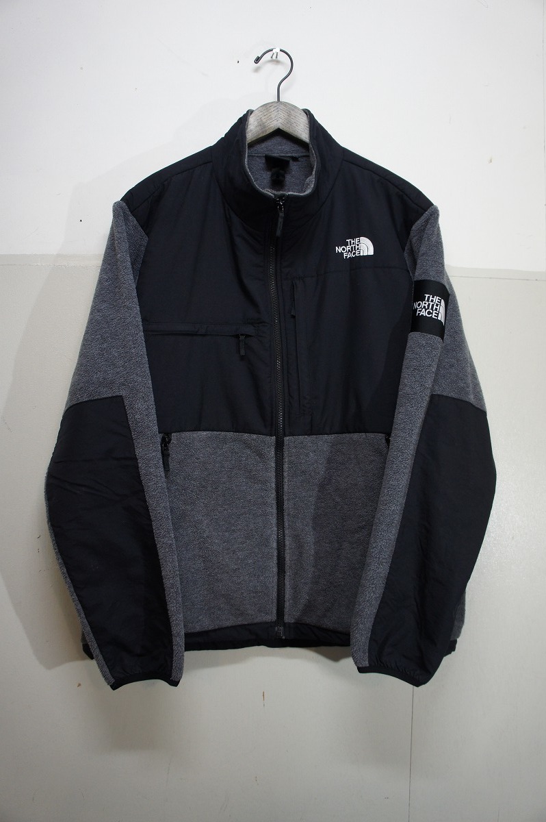 国内正規品17AW THE NORTH FACEザ ノースフェイス DENALI JACKET デナリ ジャケット フリース ブルゾン NA61631 灰黒 527I