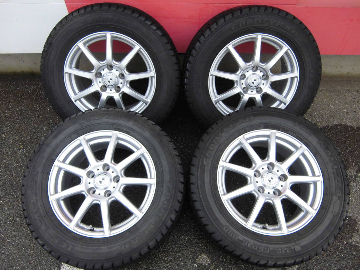 215/65R16 スタッドレス＆アルミ4本セット バリ山 中古美品 売切 