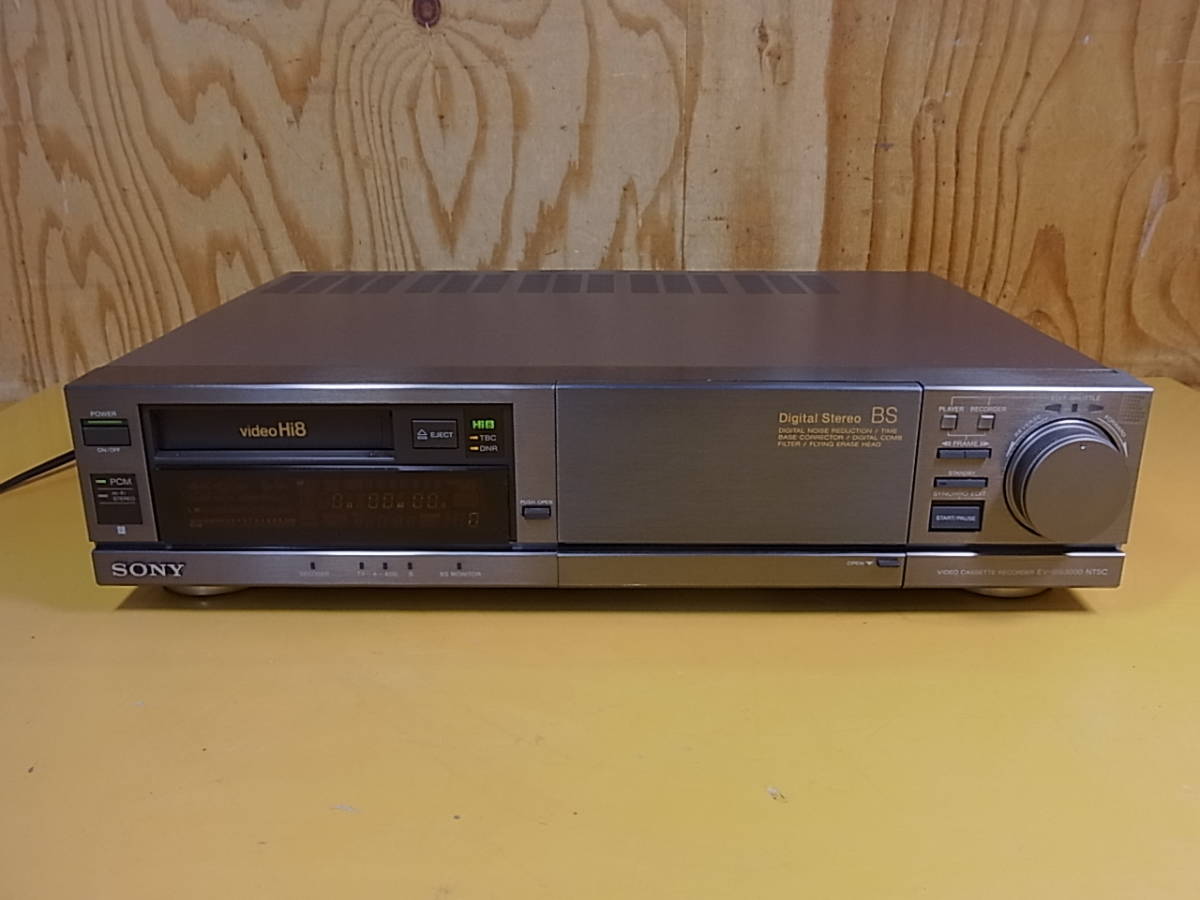 □I/852☆ソニー SONY☆hi8ビデオレコーダーデッキ☆EV-BS3000☆ジャンク_1