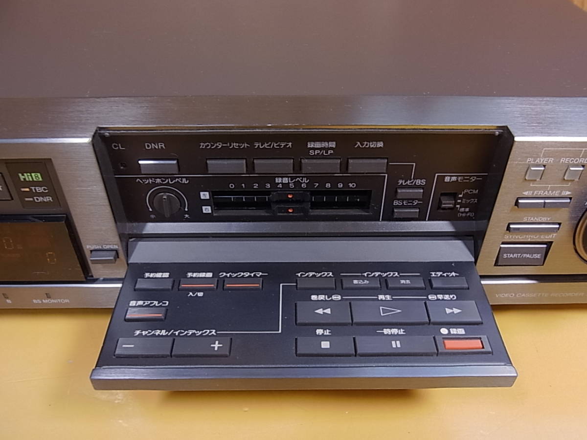 □I/852☆ソニー SONY☆hi8ビデオレコーダーデッキ☆EV-BS3000☆ジャンク_4