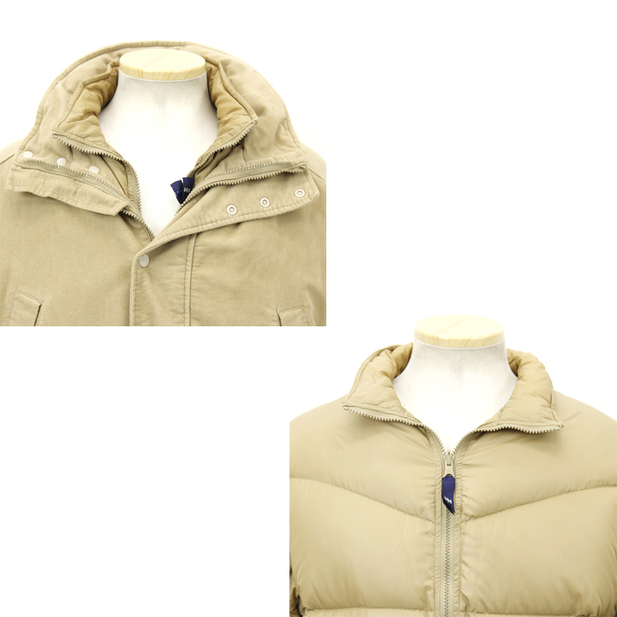HELLY HANSEN ベージュ　ダウン　サイズS 未使用に近い 参考価格6万 老舗 美品 ゴールドウィン HELLY HANSEN ヘリーハンセン