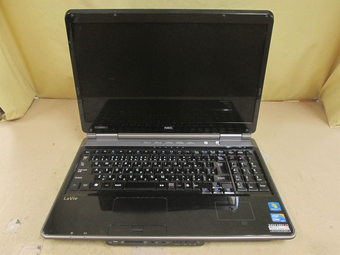 ジャンク部品取り画面割れ NEC PC-LS150LS6B 2GB HDD無し NEC LaVie