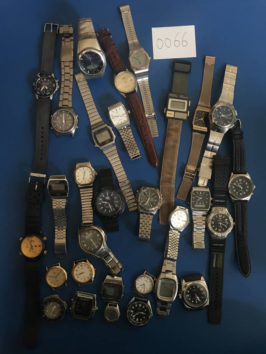 SEIKO、CITIZENなど、腕時計　まとめて30枚 0066 ジャンク