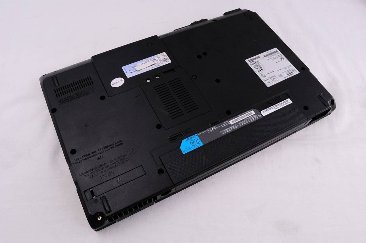 富士通 PC HDD大容量320GBを搭載！ブラックノートパソコン!Win10